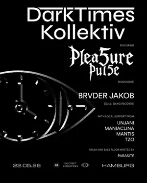 Hey Friends, am 22.05. gehts rund! Das @parasite.events DnB Label hat sich neu gegründet und plant zur Feier…